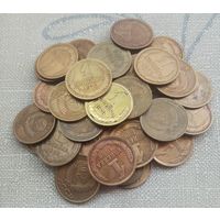 Лот монет 1 копейка, после реформы. Разные года, ~ 40 шт. Хорошее. (2).