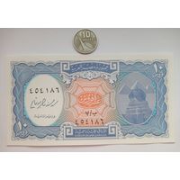 Werty71 Египет 10 пиастров 2000 UNC банкнота