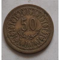 50 миллимов 1960 г. Тунис
