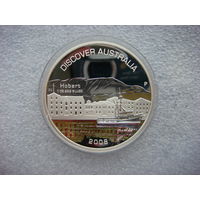 1 доллар 2008 Австралия Хобарт серия "Откройте для себя Австралию" Серебро 999