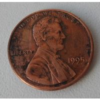 1 цент США 1995 г.в.