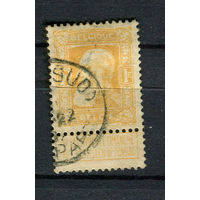 Бельгия - 1905 - Король Леопольд II 1 Fr - [Mi.76a] - 1 марка. Гашеная.  (Лот 17DL)
