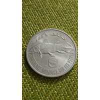 Коморские острова 5 франков 1992 г ( фауна )