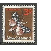 Новая Зеландия. Бабочка Совок. 1970г. Mi#521.