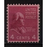 США 1938 Mi# 415 SC 808 (MNH**) Президент James Madison