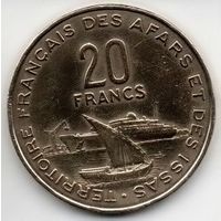 20 франков 1975 Французский Афар и Исса
