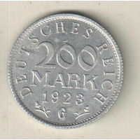 Германия 200 марка 1923 G