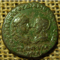 Рим Север Александр и Юлия Мамея 222AD маркианополь Роман монета Немезида 11,3гр.26мм.