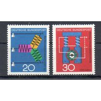 Научно-технический прогресс Германия 1966 год серия из 2-х марок