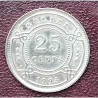 Белиз 25 центов, 1974-2022