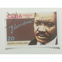 Куба 1986. 18-я годовщина смерти Мартина Лютера Кинга. Полная серия