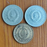 Югославия 10 динар 1983, 1 динар 1974, 10 пара 1974-6