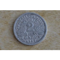 Франция 2 франка 1943