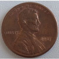 США 1 цент 1987. Возможен обмен
