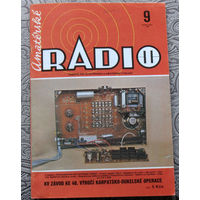 Amaterske RADIO. номер 9 1984  Casopis pro elektroniku a amaterske vysilani. ( Чехословакия ). Любительское радио.