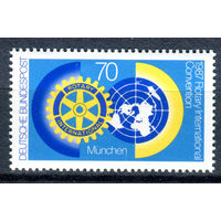 Германия (ФРГ) - 1987г. - Всемирный конгресс международной организации Ротари-Клуб - полная серия, MNH [Mi 1327] - 1 марка