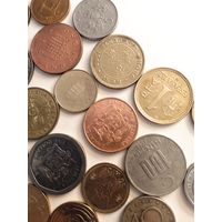 Монеты разных стран без СССР, России, Украины