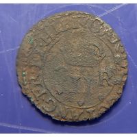 3 Двойной пенни тернер Шотландия 1632-1633 из старой коллекции