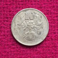 Кипр 10 центов 1992 г.