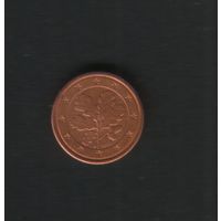 1 евроцент 2002 J Германия. Возможен обмен