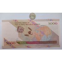 Werty71 Иран 5000 Риалов Спутник 2009 UNC банкнота