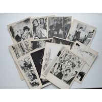 Иллюстрации к произведениям О. Бальзака. Советский художник. 1975 год. 13 открыток