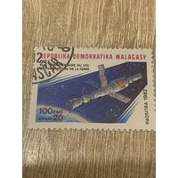 Мадагаскар 1982. Космический корабль Восток. Марка из серии
