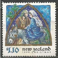 Новая Зеландия. Рождество. 1999г. Mi#1796.