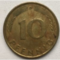 10 пфеннигов 1972 D ФРГ