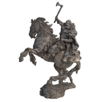 Оловянная фигурка статуэтка Викинг на коне, 1 век н.э.