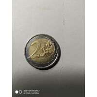 2 евро Бельгия 2010 год. Председательство Бельгии в ЕС
