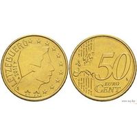 50 евроцентов 2011 Люксембург UNC из ролла