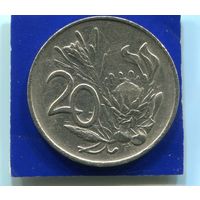 ЮАР , Южная Африка 20 центов 1987