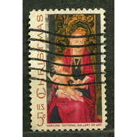Живопись. Мадонна. США. 1967. Полная серия 1 марка