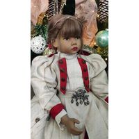 Коллекционная кукла (винил) от известного мастера ILSE WIPPLER, Sigikid,1993г,лимит 300 шт., натуральные волосы
