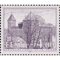 Стандартный выпуск Замок в Курессааре Эстония 1994 год серия из 1 марки