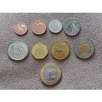 Малави набор 9 монет 1995-2006