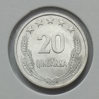 Албания 20 киндарок 1969 г. 25 лет Освобождению. В холдере