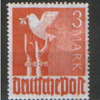 Марка из серии 1947/48 гг. Тризония "Голубь" MVLH