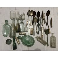 Лот стекла и посуды по Второй Мировой войне.