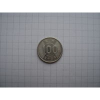 Япония 100 йен 1959, серебро