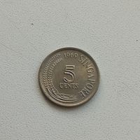 5 Центов 1969 (Сингапур)