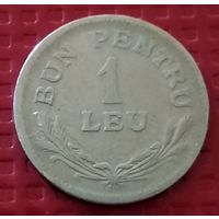 Румыния 1 лей 1924 г. #50331