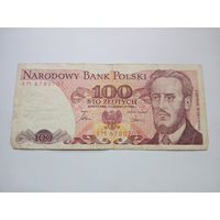Банкнота 100 злотых 1986г. Польша