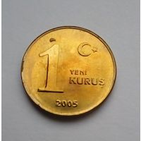 Турция 1 куруш 2005 г UNC