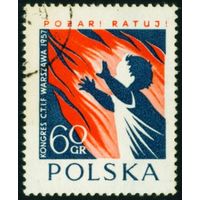 Борьба с огнем Польша 1957 год 1 марка