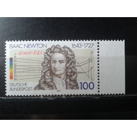 Германия 1993, И. Ньютон** Михель 1,7 евро