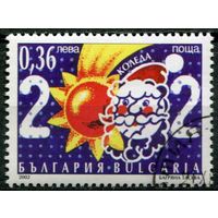 Болгария 2002 Рождество Серия 1 м. гаш.