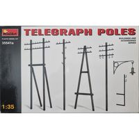 MiniArt #35541a  1/35 Telegraph Poles (Buldings and accessories series)