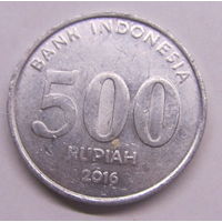 Индонезия 500 рупий 2016 г